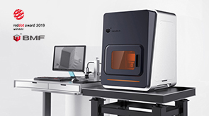 多米体育材料首台自主研发桌面级高精度微纳3D打印设备P140成功交付 精度高达10微米